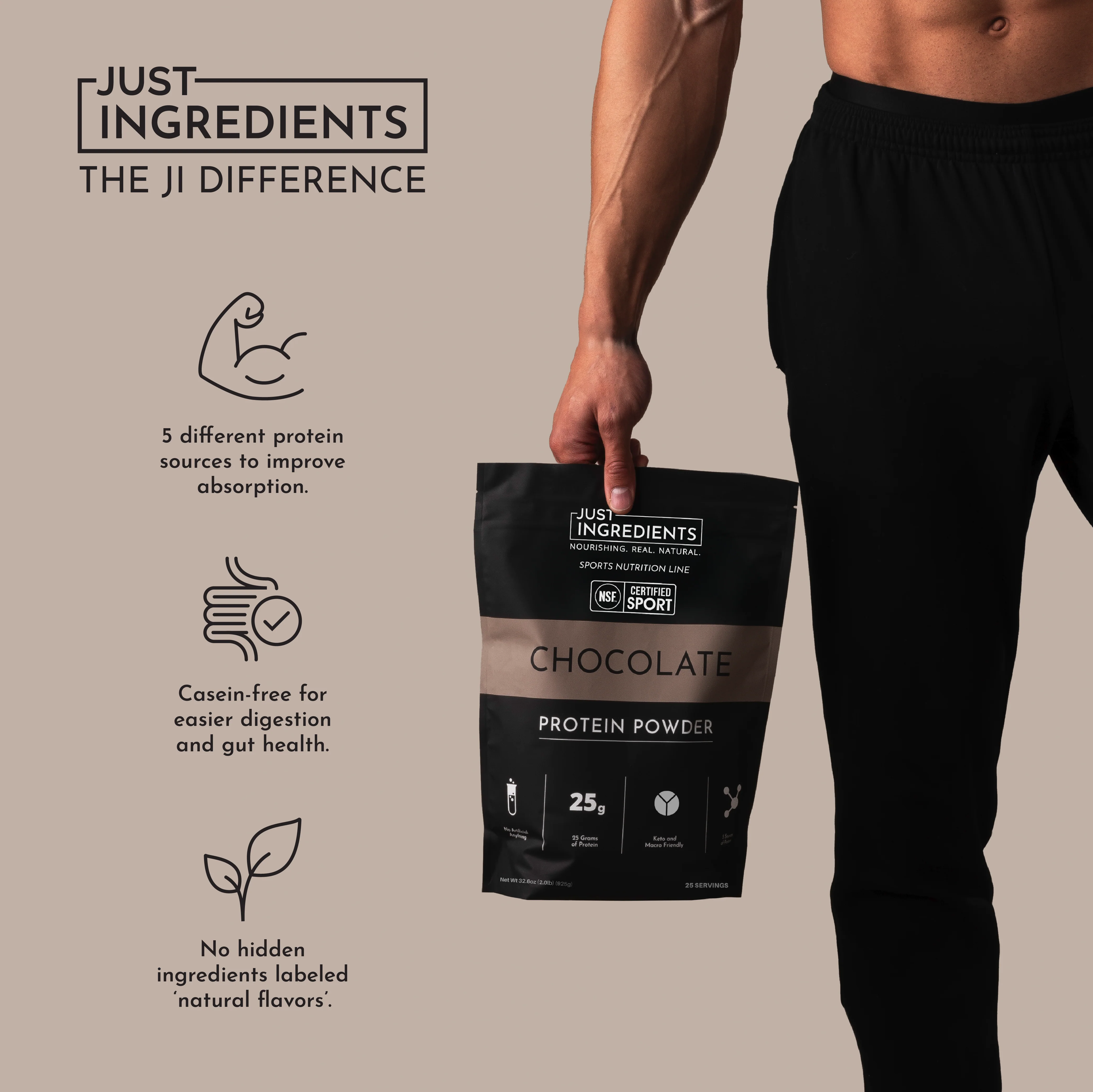 Chocolate Protein Powder - NSF - Image 4
