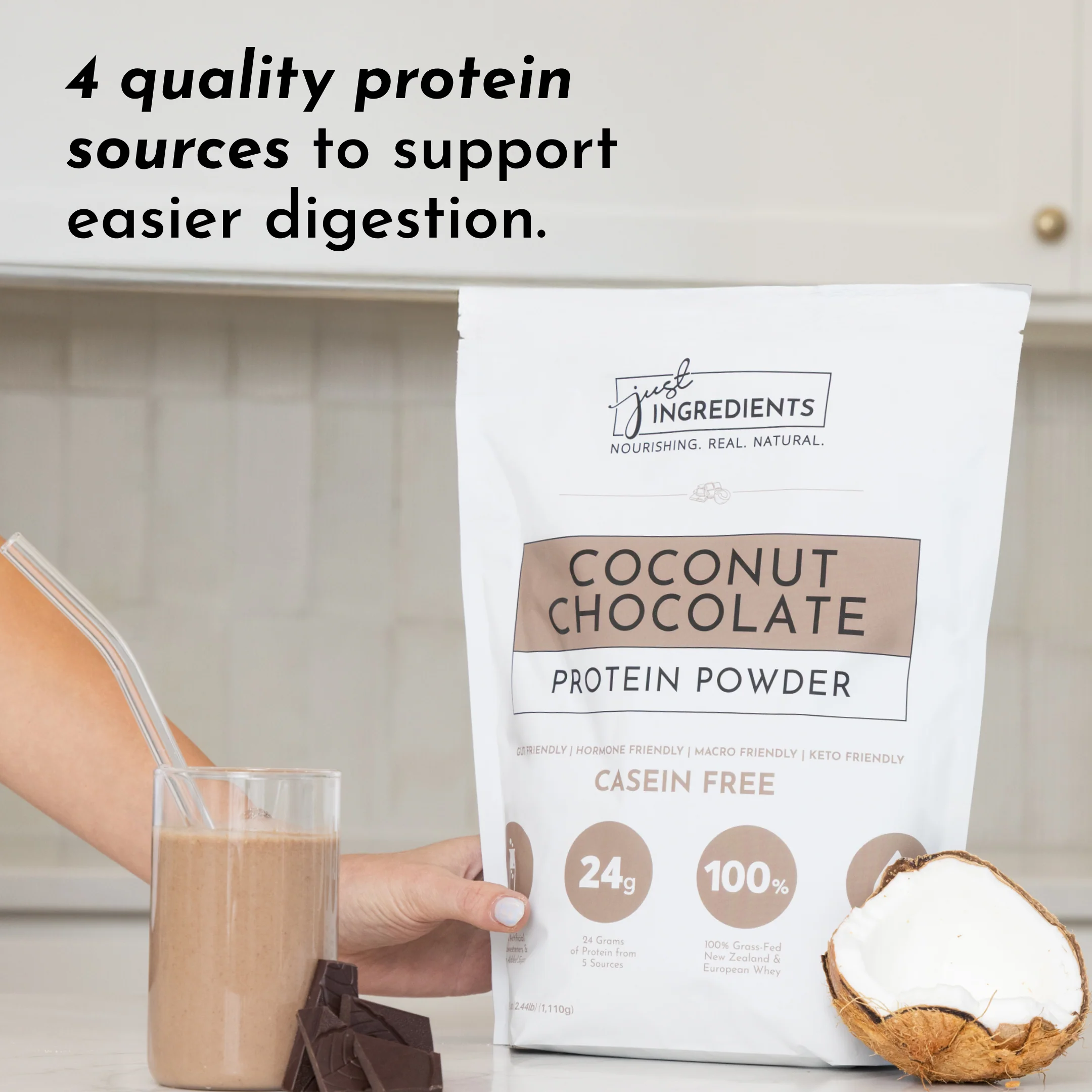 Coconut Chocolate Protein Powder - Image 3