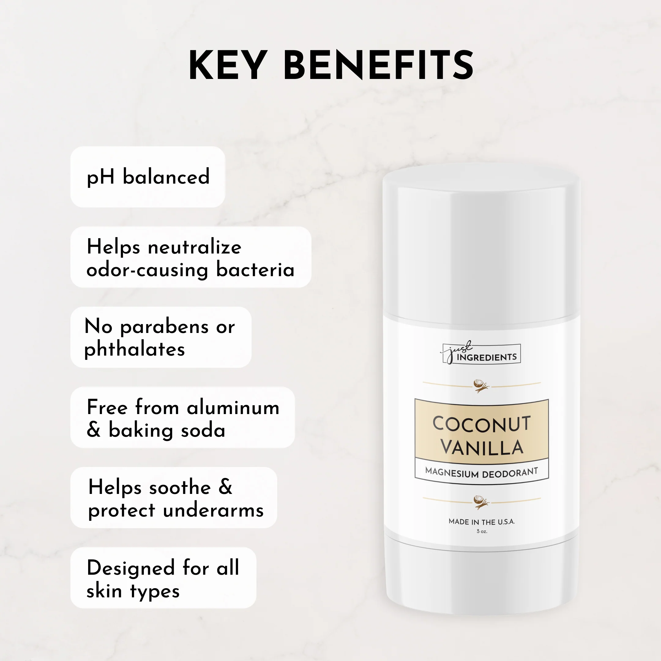 Coconut Vanilla Deodorant - Image 4