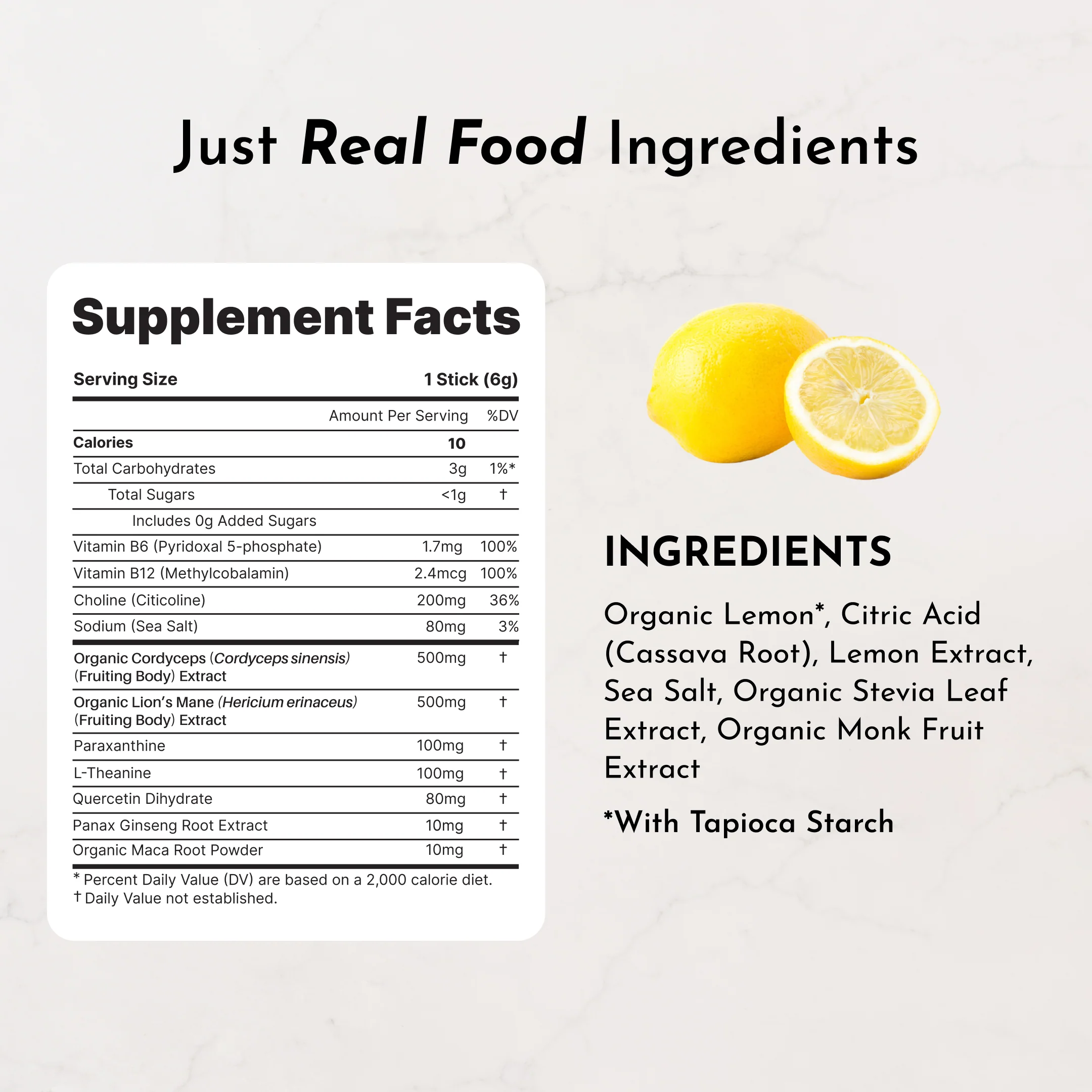 Energy + Brain Boost Lemonade (Paraxanthine) Stick - Image 7