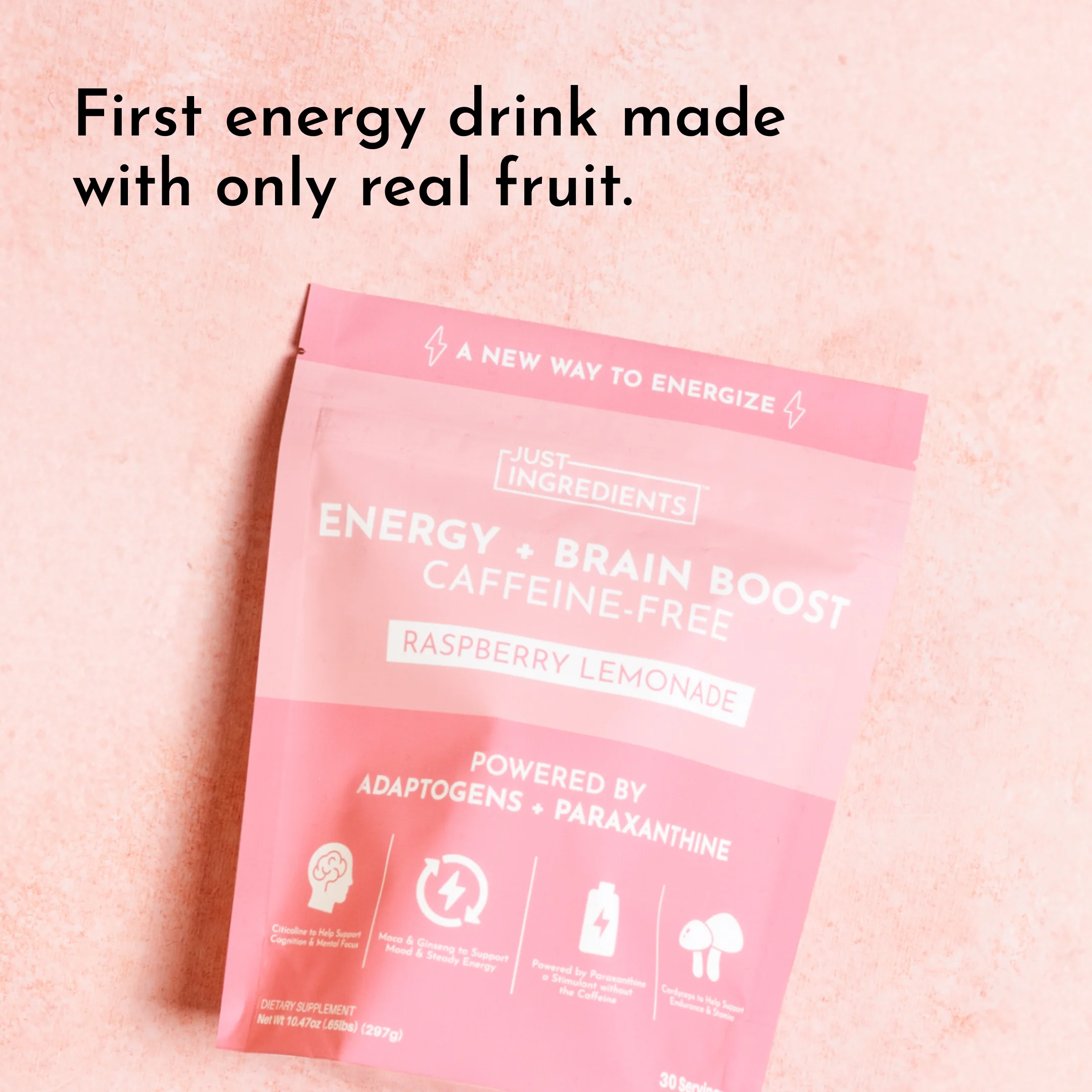 Energy + Brain Boost Raspberry Lemonade (Paraxanthine) Stick - Image 3