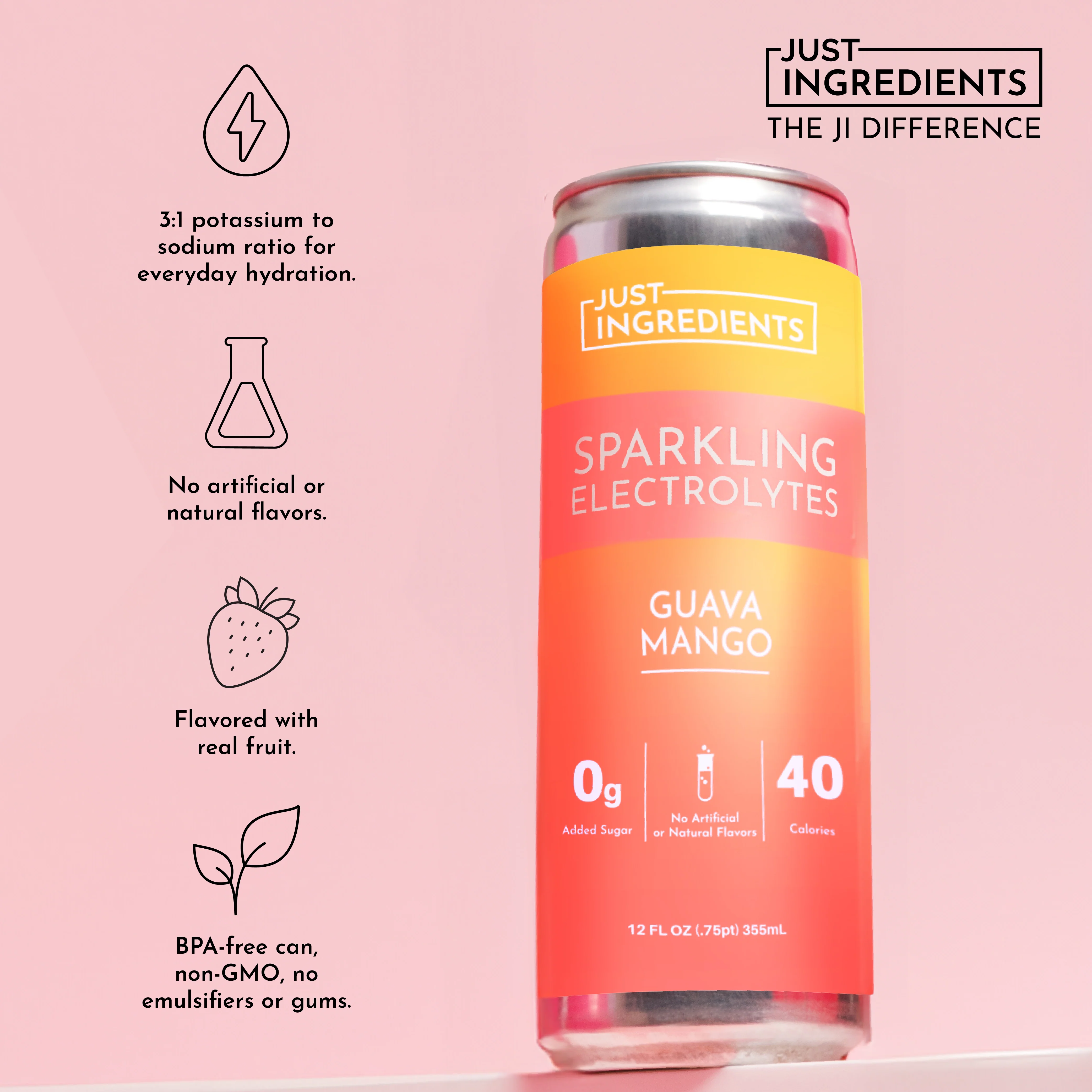 Guava Mango Sparkling Electrolytes (8 pack) - Image 6