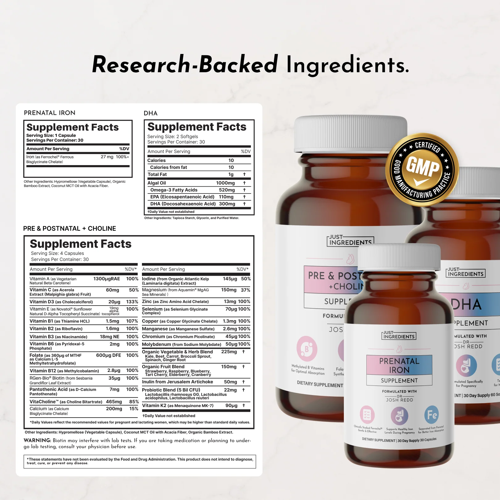 Prenatal & Postnatal + DHA + Iron - Image 9