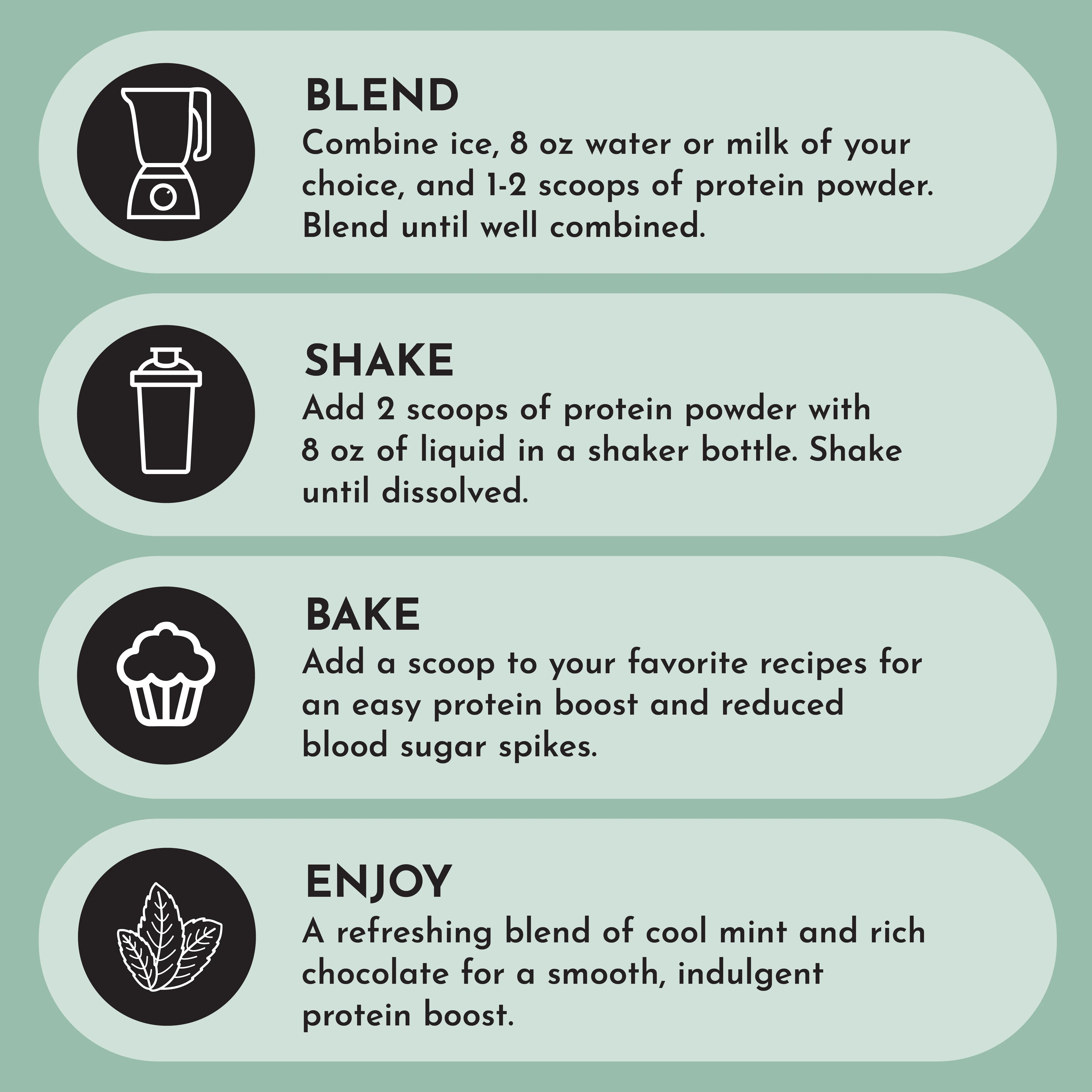 Vegan Mint Chocolate Protein Powder - Image 6