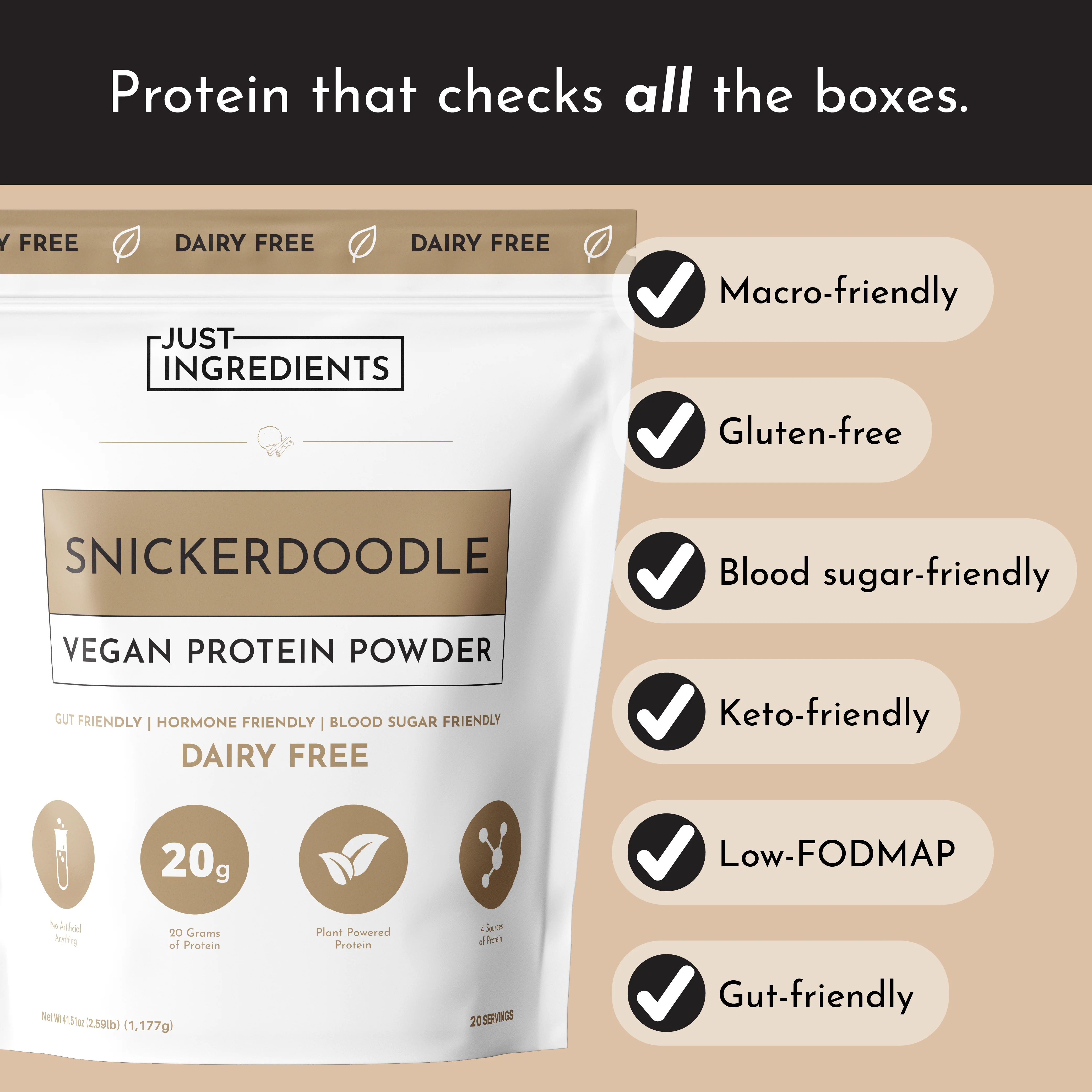 Vegan Snickerdoodle Protein Powder - Image 9