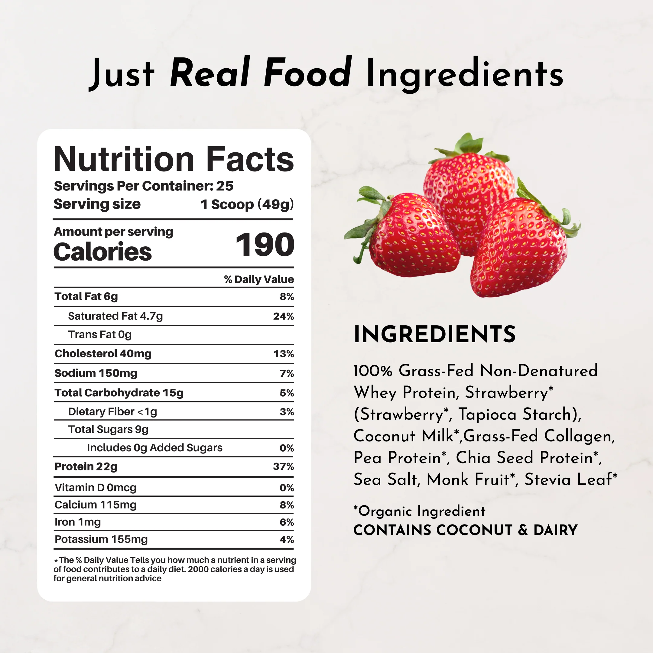 Strawberries & Cream Protein Powder - Image 7