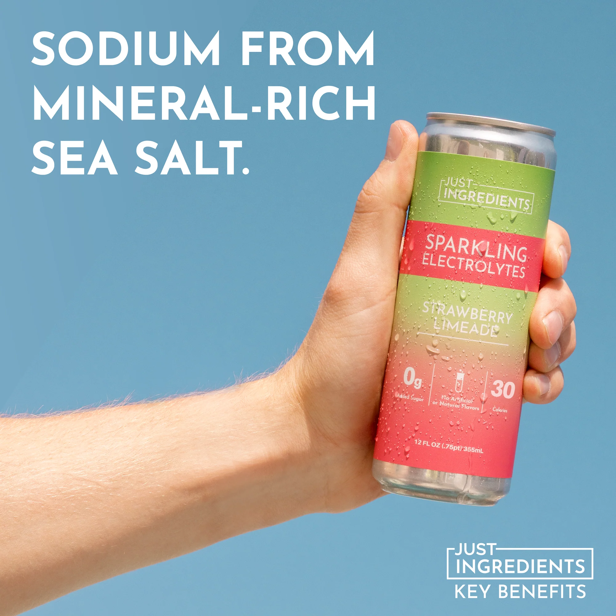 Strawberry Limeade Sparkling Electrolytes (8 pack) - Image 7