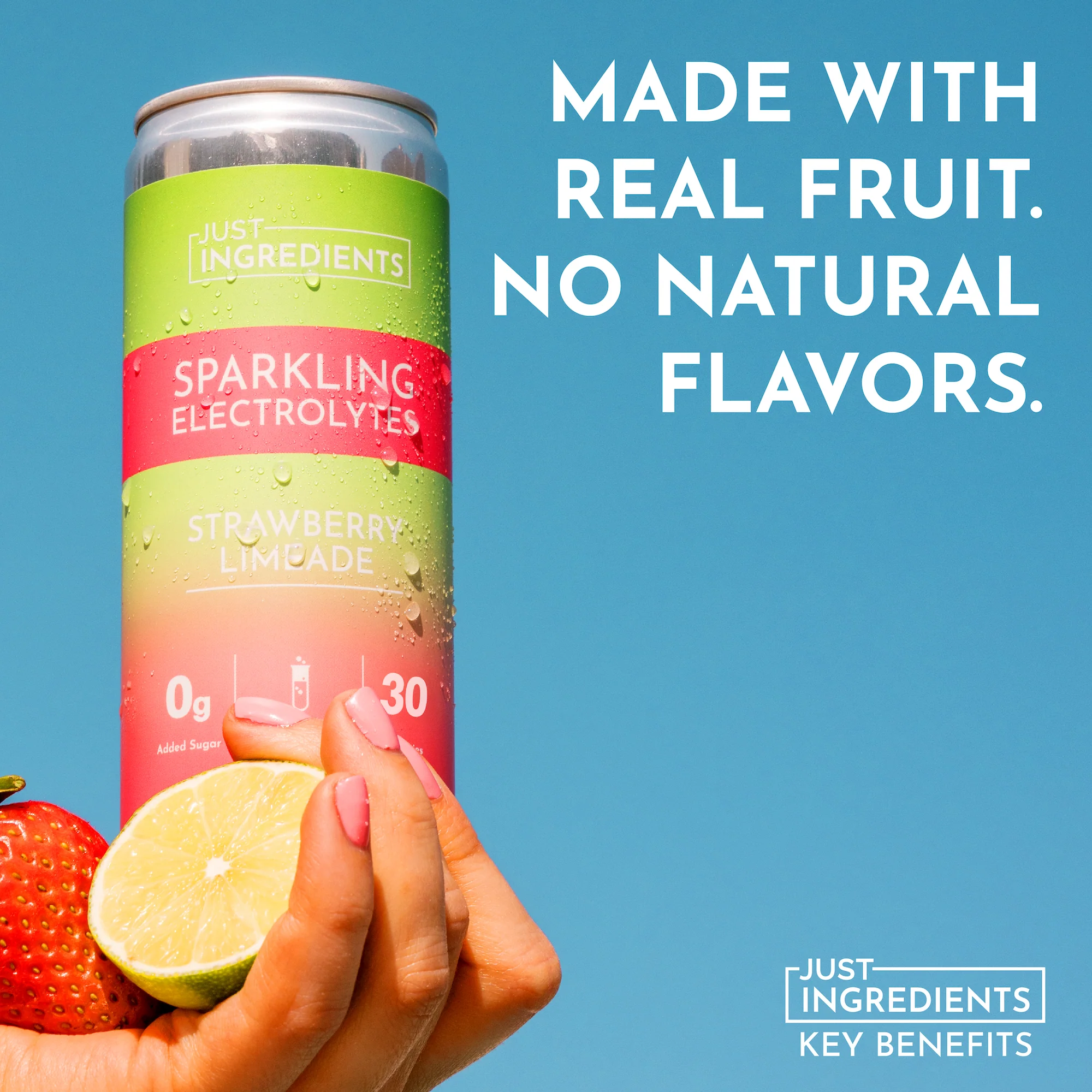 Strawberry Limeade Sparkling Electrolytes (8 pack) - Image 8